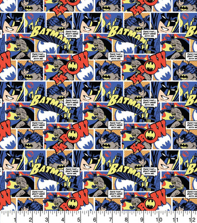 Batman Colourful POP Comics Cotton Fabric - Sunnyside Fabrics UK - batman, batman logo, Craft Cotton Co, DC Comics, disney, Marvel Comics - {{product.type}} - sunnysidefabricsuk.com
