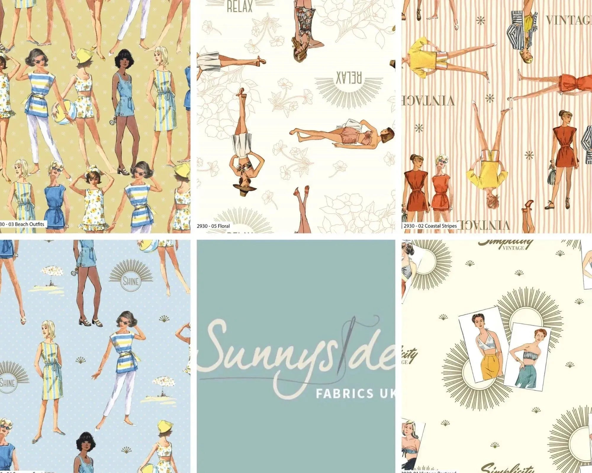 Vintage beach outfits online