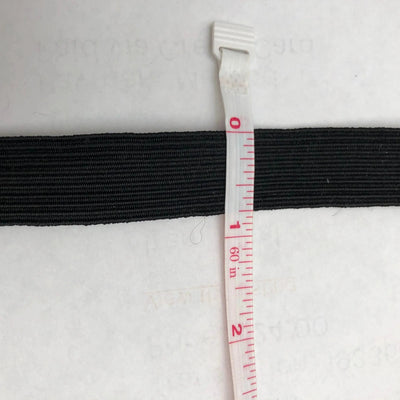 Black Elastic 3/4” - Sunnyside Fabrics UK - - {{product.type}} - sunnysidefabricsuk.com