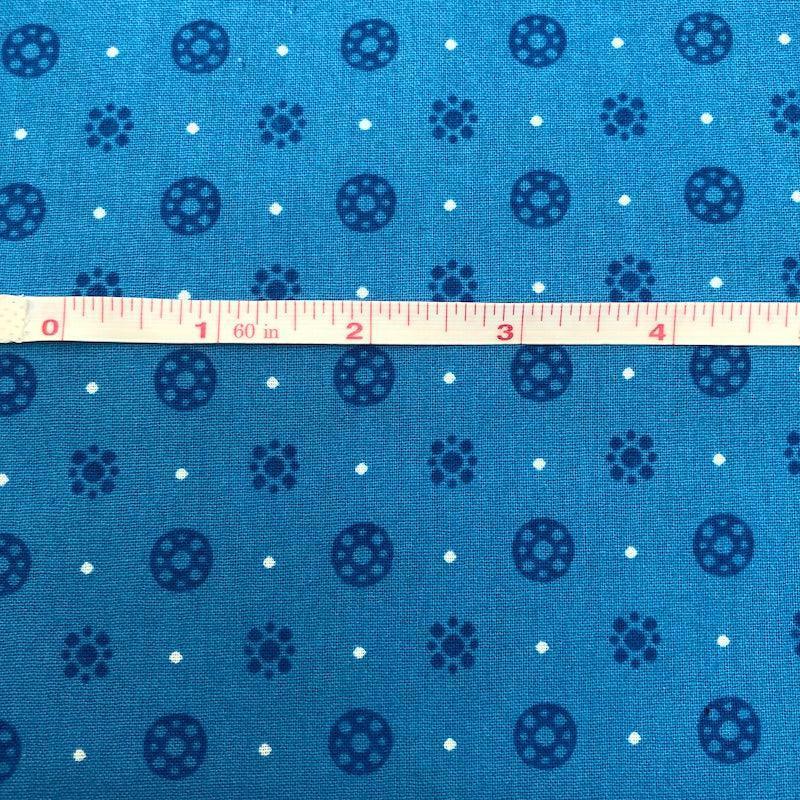 Blue Circles Essential Trends Blender Quilting Fabric Sunnyside