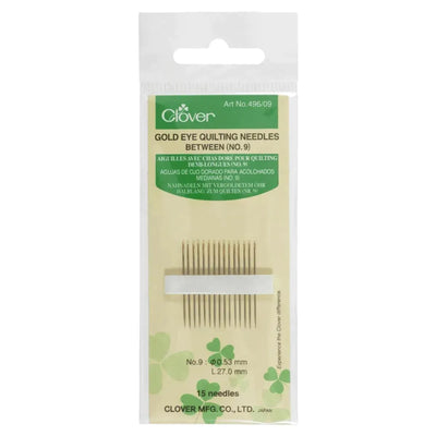 Clover Quilting Needles Between (No. 9) - Sunnyside Fabrics UK - Applique Needles, Clover, quilting needles - {{product.type}} - sunnysidefabricsuk.com