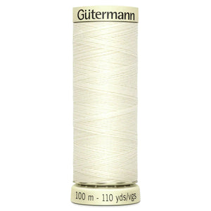 Colour 1 Gutermann Sew All Thread - Sunnyside Fabrics UK - - {{product.type}} - sunnysidefabricsuk.com