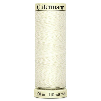 Colour 1 Gutermann Sew All Thread - Sunnyside Fabrics UK - - {{product.type}} - sunnysidefabricsuk.com