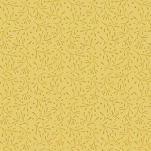 Fall Potpourri, Mustard Vines - Sunnyside Fabrics UK - bats, batsorange, birds, crows, gothic, haloween, moons, owl, pumpkin, pumpkins, scroll, skull, skulls, spiders, witch - {{product.type}} - sunnysidefabricsuk.com