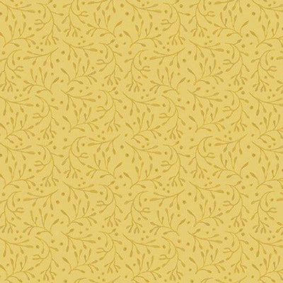 Fall Potpourri, Mustard Vines - Sunnyside Fabrics UK - bats, batsorange, birds, crows, gothic, haloween, moons, owl, pumpkin, pumpkins, scroll, skull, skulls, spiders, witch - {{product.type}} - sunnysidefabricsuk.com