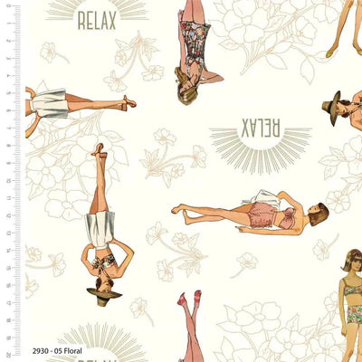 Floral, Simplicity Vintage Cotton Fabric - Sunnyside Fabrics UK - cotton fabric, dressmaking, dressmaking fabric, simplicity fabric, simplicity patterns, vintage dress patterns, vintage simplicity - {{product.type}} - sunnysidefabricsuk.com