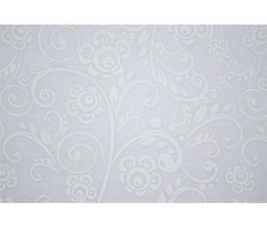 Flourish, White/White Tone on Tone Cotton Fabric - Sunnyside Fabrics UK - cotton, cream, low volume, quilt fabric, quilting fabric, tone on tone, White - {{product.type}} - sunnysidefabricsuk.com
