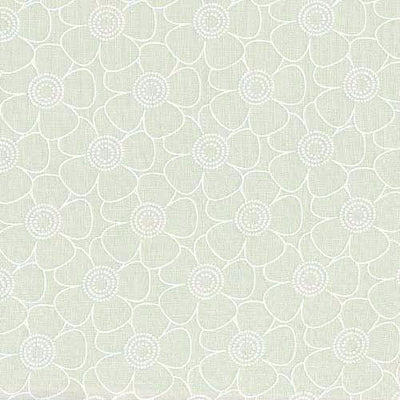 Flowers, White/Tint Tone on Tone Cotton Fabric - Sunnyside Fabrics UK - cotton, cream, designer fabric, Low Volume, quilt fabric, quilting fabric, tone on tone, White - {{product.type}} - sunnysidefabricsuk.com