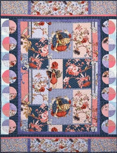 Free Elderberry Flower Fairies Quilt Pattern - Sunnyside Fabrics UK - flower fairies, free pattern - {{product.type}} - sunnysidefabricsuk.com
