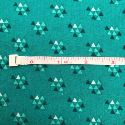 Green Triangles Essential Trends Blender - Sunnyside Fabrics UK - blender, Craft Cotton, Craft Cotton Co, homespun, plain, plain cotton fabric - {{product.type}} - sunnysidefabricsuk.com
