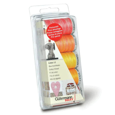 Gutermann Thread Variegated Cotton 12 - Sunny - Sunnyside Fabrics UK - - {{product.type}} - sunnysidefabricsuk.com