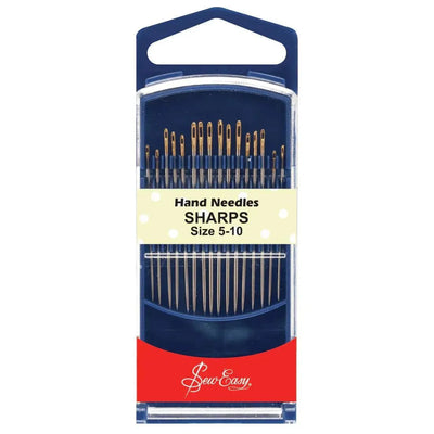 Hand Sewing Needles Sharps Size 5-10 - Sunnyside Fabrics UK - needles, quilting, quilting needles - {{product.type}} - sunnysidefabricsuk.com