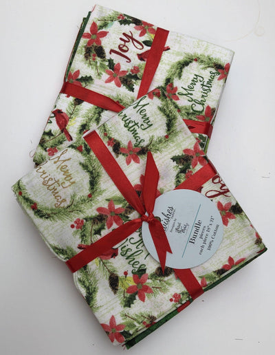 Holiday Joy Christmas Fat Quarter Bundle - Sunnyside Fabrics UK - 3 wishes,3 wishes fabric,birds,Christmas,cotton,fat quarter,polar bear,Pre cut bundles - alt - sunnysidefabricsuk.com