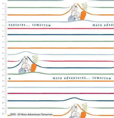Home Grown Hoppiness, Peter Rabbit, Grow Your Own Way - Sunnyside Fabrics UK - beatrix potter, mrs tiggy winkle, peter rabbit, peter rabbit cotton fabric - {{product.type}} - sunnysidefabricsuk.com