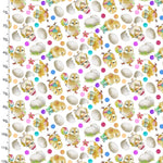 3 Wishes Fabric Cute Baby Chicks Cotton Fabric