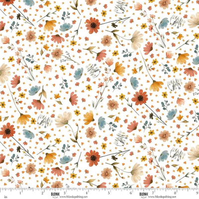 Nursery Rhyme Time Ditsy Flowers 4843-41 | Blank Quilting Children's Cotton Fabric