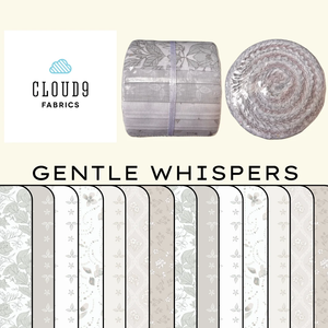 Stitching Strips Gentle Whispers | Cloud 9 Fabrics