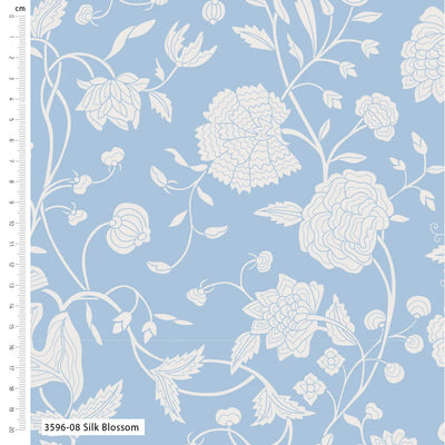 V and A, Crafts of Tranquility, Silk Blossom, Organic Cotton Fabric