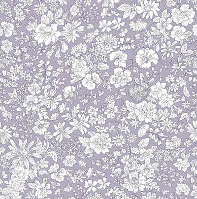 Liberty Emily Mauve Quilting Cotton Fabric