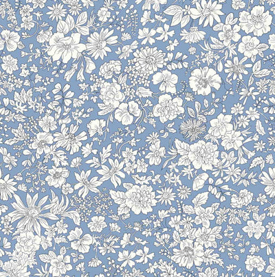 Liberty Emily Evening Sky Quilting Cotton Fabric