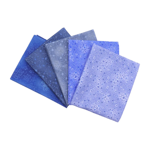 Fin Fabrics Bloom and Blend Blues Fat Quarters Cotton Fabric