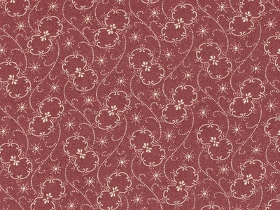 Fin Fabrics, Scroll Berry Cotton Blender Fabric