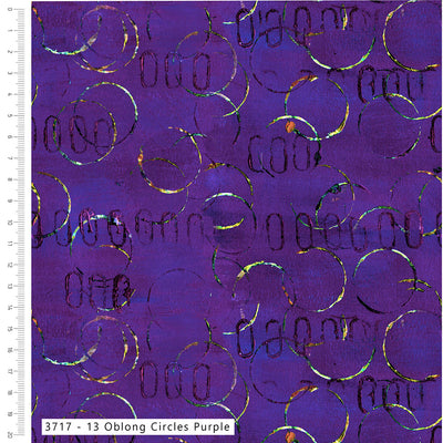 Sew Pretty Sew Mindful – Layers of Time Oblong Circles Fuchsia | Organic Cotton Quilting Fabric