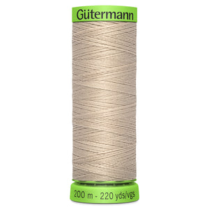 Gutermann Extra Fine Sewing Thread Taupe