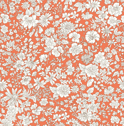Liberty Emily Belle Tangerine Quilting Cotton Fabric