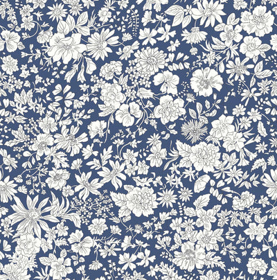 Liberty Emily Belle Sapphire Quilting Cotton Fabric