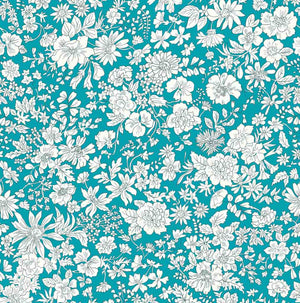 Liberty Emily Peacock Quilting Cotton Fabric