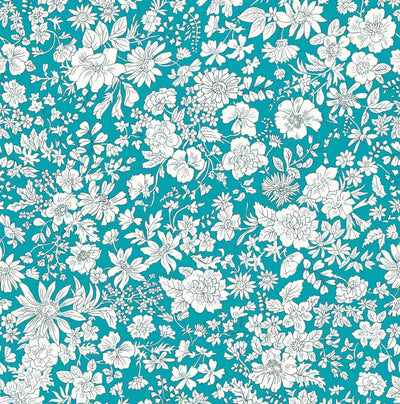 Liberty Emily Peacock Quilting Cotton Fabric