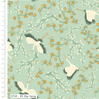 Craft Cotton Skyborne, Sky Song Cotton Fabric