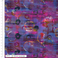 Sew Pretty Sew Mindful – Layers of Time: Lavender | Organic Cotton Quilting Fabric