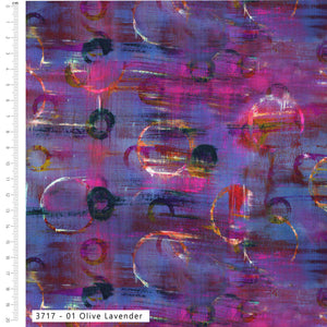 Sew Pretty Sew Mindful – Layers of Time: Lavender | Organic Cotton Quilting Fabric