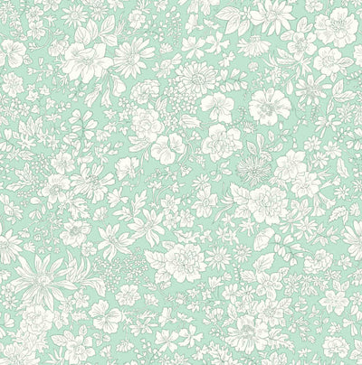 Liberty Emily Belle Soft Mint Quilting Cotton Fabric