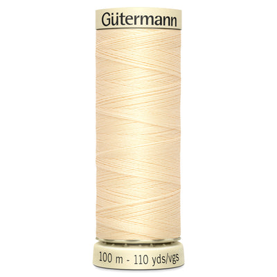 Cream, Colour 610 Gutermann Sew All Thread