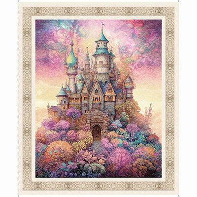Quilting Treasures, Enchanted, Castle Panel