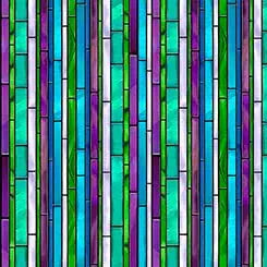 Quilting Treasures, Stripe, Tree of Life Cotton Fabric