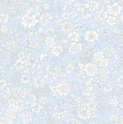 Liberty Emily Belle Pale Sky Quilting Cotton Fabric