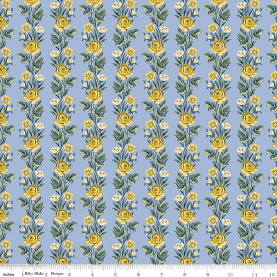 Liberty, Palace Gardens, Regal Stripe, Quilting Cotton Fabric