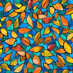 Quilting Treasures, Stripe, Tree of Life Cotton Fabric