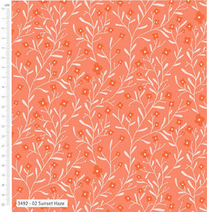 Savannah Rawson Sunset Haze Cotton Fabric