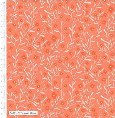 Savannah Rawson Sunset Haze Cotton Fabric