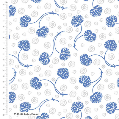 V and A, Crafts of Tranquility, Lotus Dream, Organic Cotton Fabric