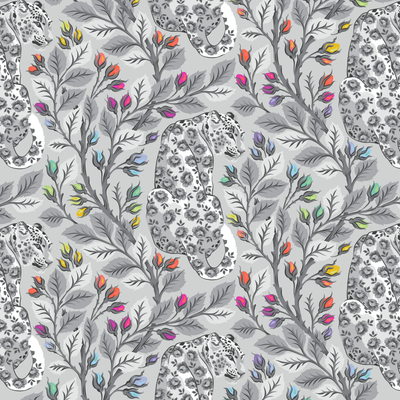 Tula Pink, Greywork, Birthmark Cotton Fabric 258 Shadow