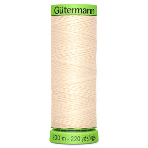 Gutermann Extra Fine Sewing Thread Cream