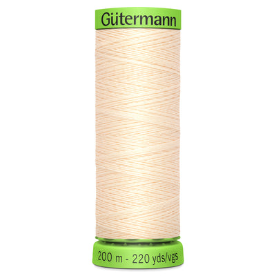 Gutermann Extra Fine Sewing Thread Cream