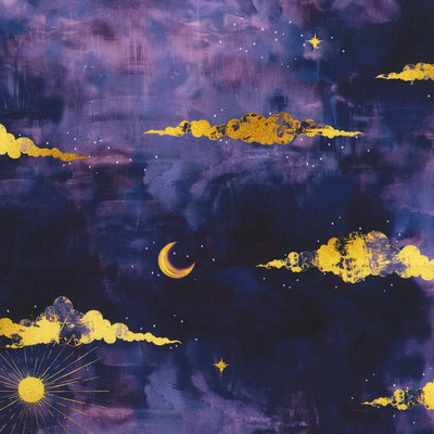 Robert Kaufman Stardust Iris Cotton Fabric | Quilting Collection