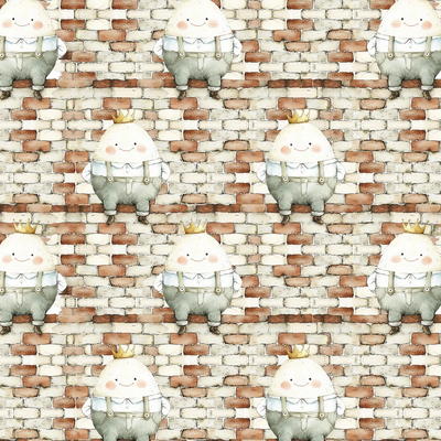 Nursery Rhyme Time Humpty Dumpty 4839-41 | Blank Quilting Children's Cotton Fabric